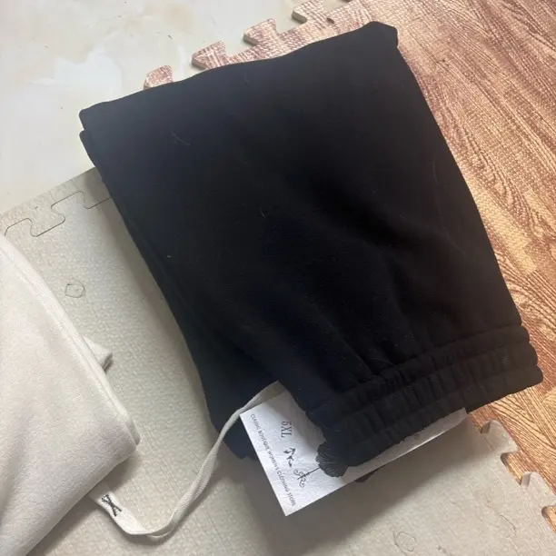 三姐家冬季加绒加厚高腰显瘦弯刀阔腿百搭休闲女裤
