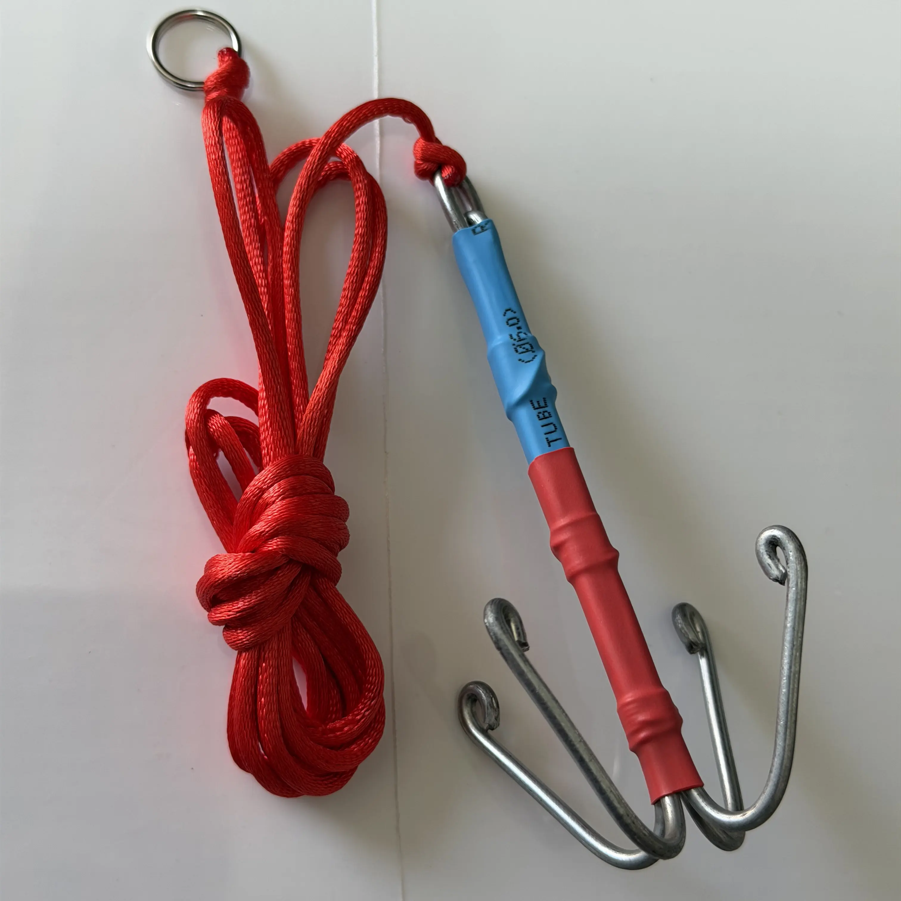 无人机救援爪，救援钩，搭配抛投器使用，纯手工，加粗耐用1.5m绳长