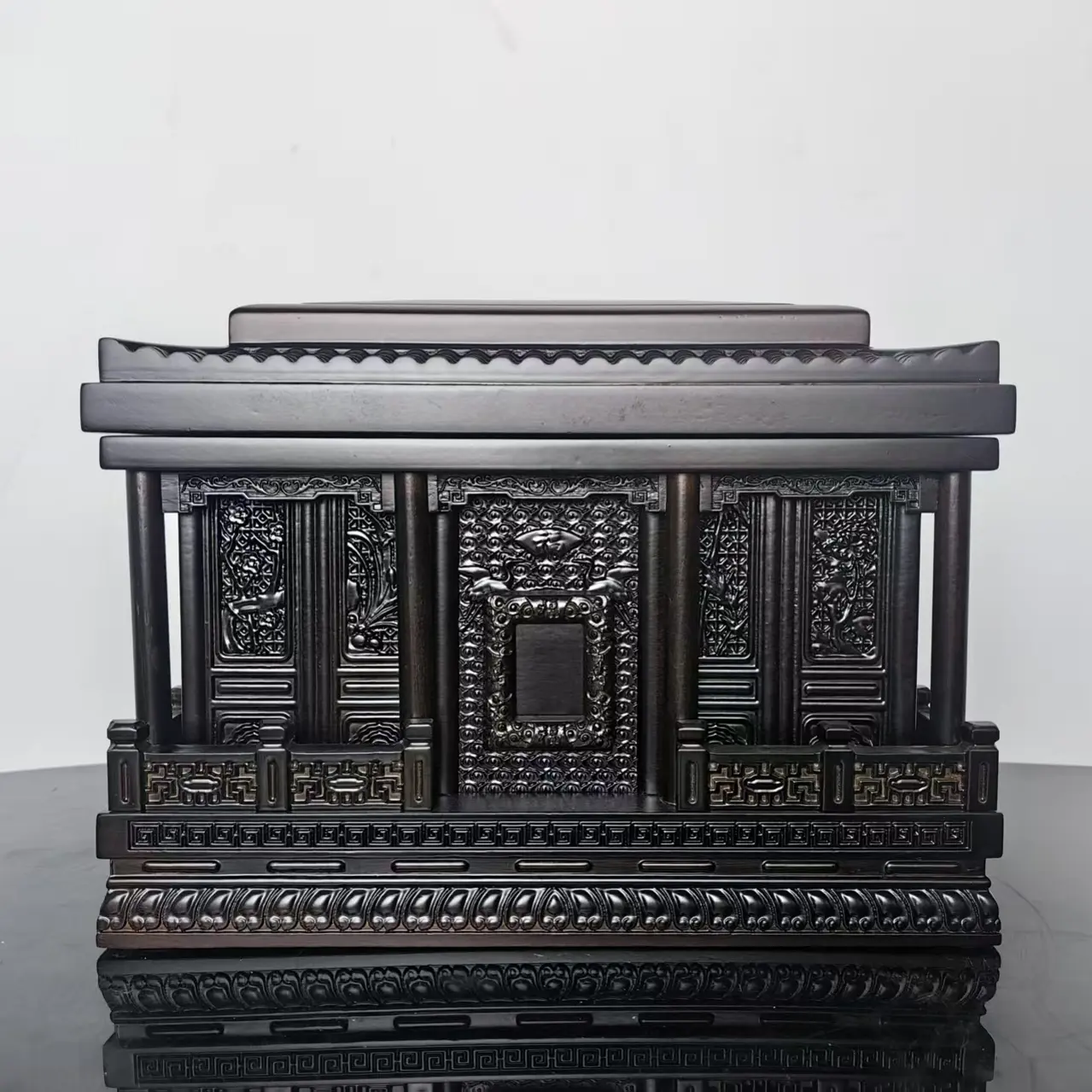 寿盒男女通用款式殡葬骨灰盒防潮房新款式纯实木榫卯工艺