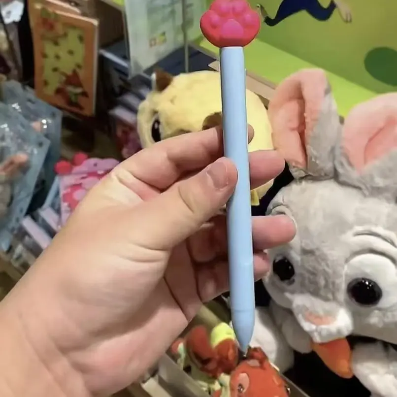 卡通猫爪伸缩笔创意趣味抽象可伸缩中性笔整蛊同桌玩具笔签字耐用
