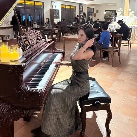 国风新中式清冷感晕染显瘦针织气质半裙套装女设计感小众