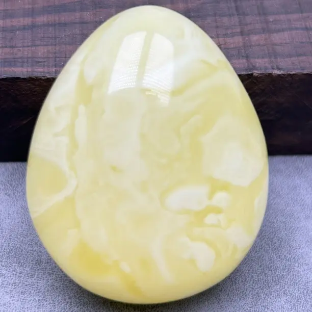 天然蜜蜡满蜜满蜡白妖花水滴吊坠46.3*37.9*26.2mm