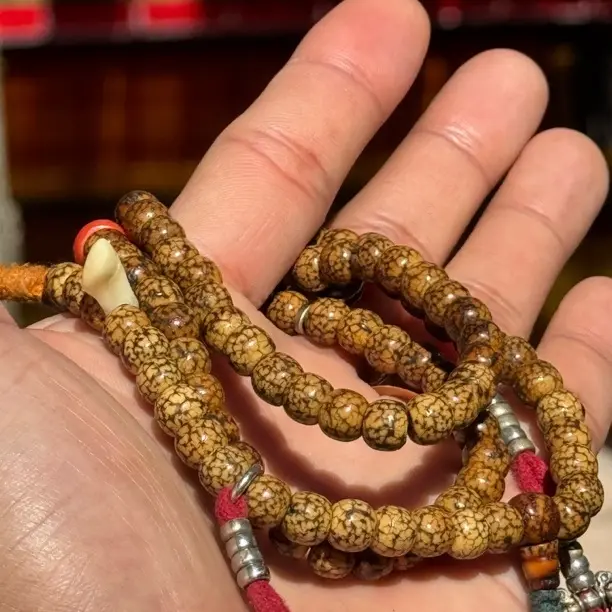 藏传老星月菩提念珠