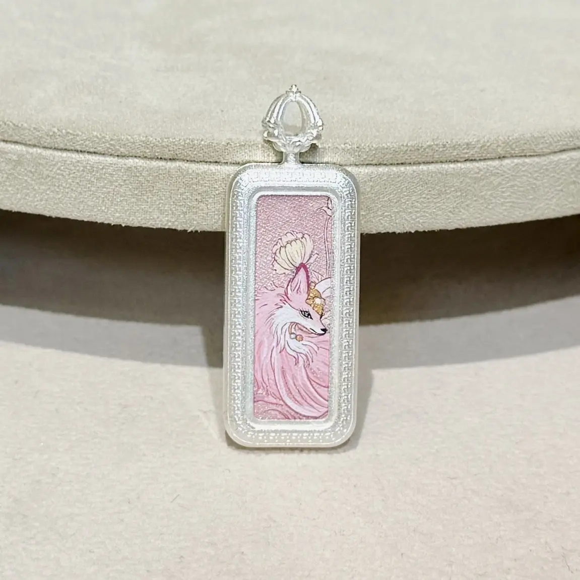 唐卡九尾狐凤九精品设计1×3cm