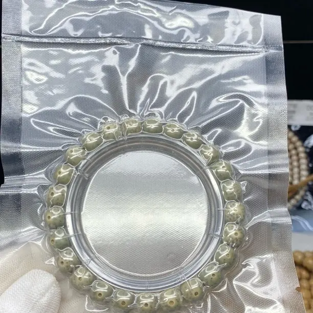 福利海南原生态星月菩提绿幽灵8-9桶珠同树同枝高油高密月留白 F3