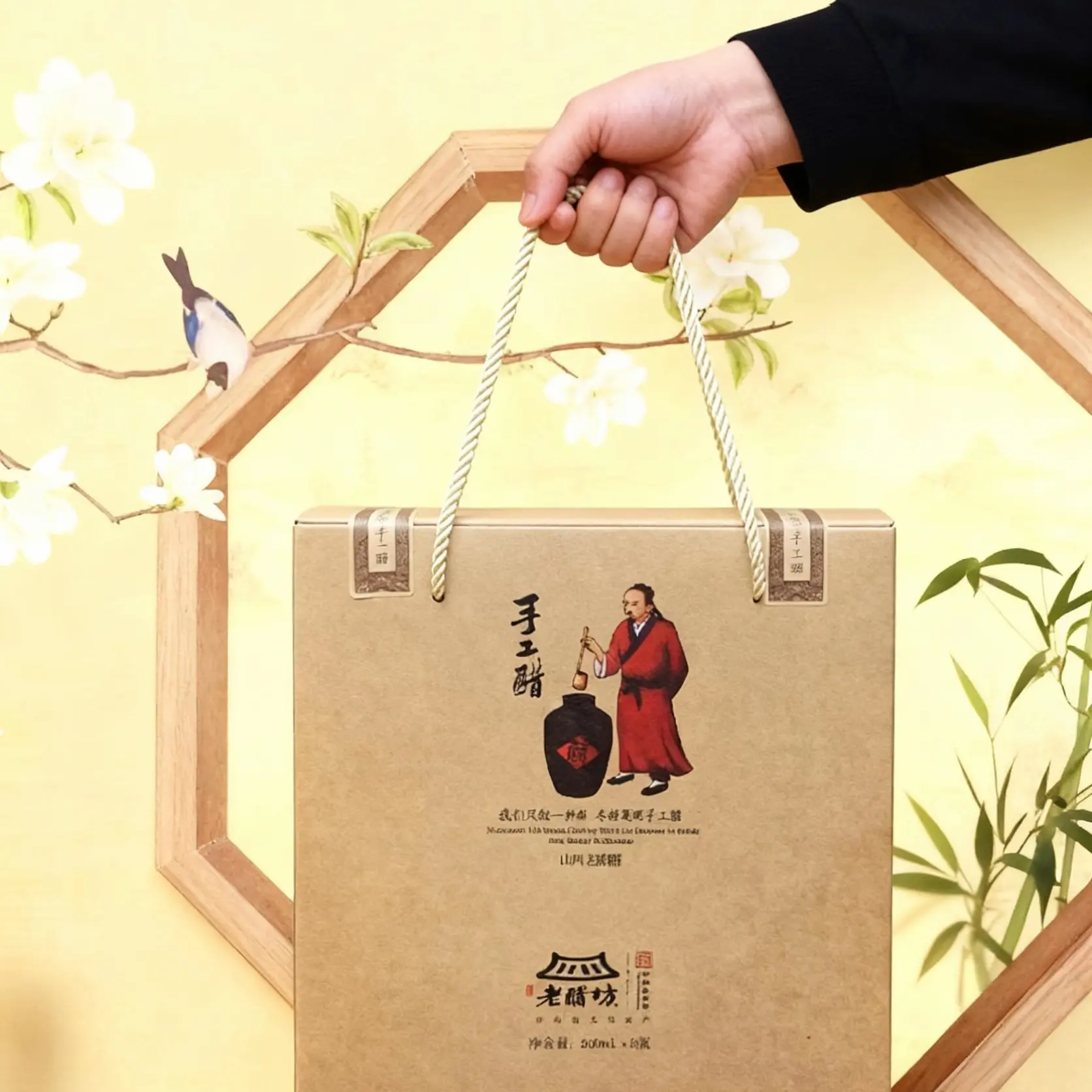 山西特产 手工老陈醋礼盒 纯粮酿造家用调味食用醋