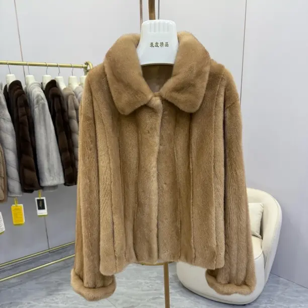 源头实力工厂原创设计进口水貂宽松洋气休闲风