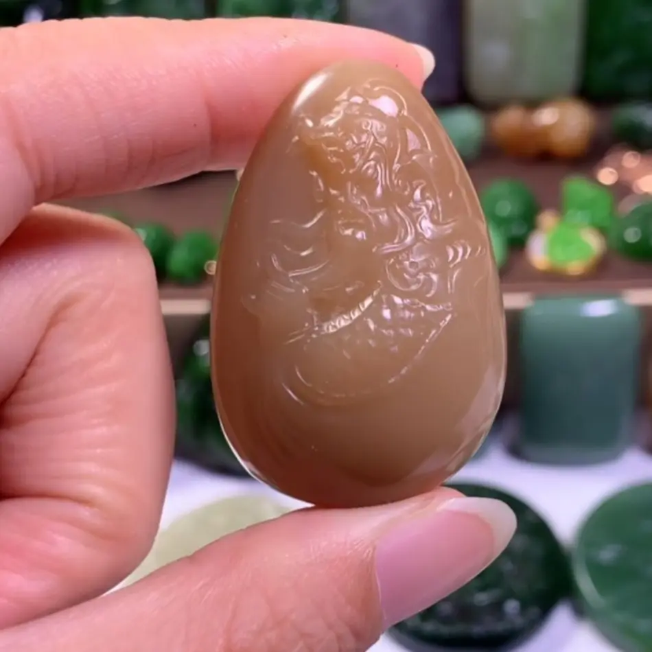 和田玉挂件未镶嵌