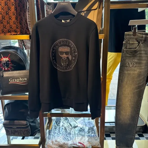 【老佛爷】秋冬新款男士套头卫衣