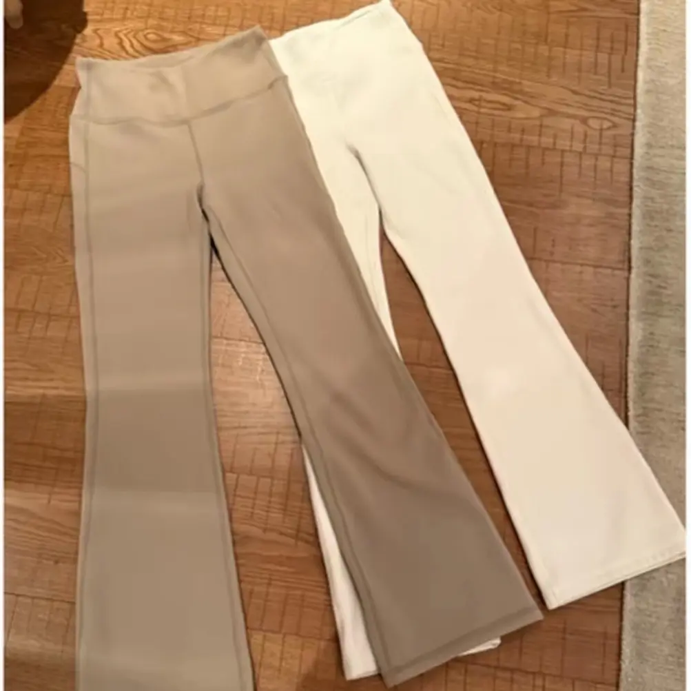 【Meng服饰】秋冬加绒加厚高腰显瘦微喇休闲裤保暖百搭裤