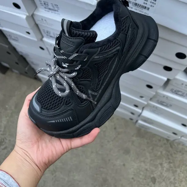 #077老爹鞋加绒舒适冬19