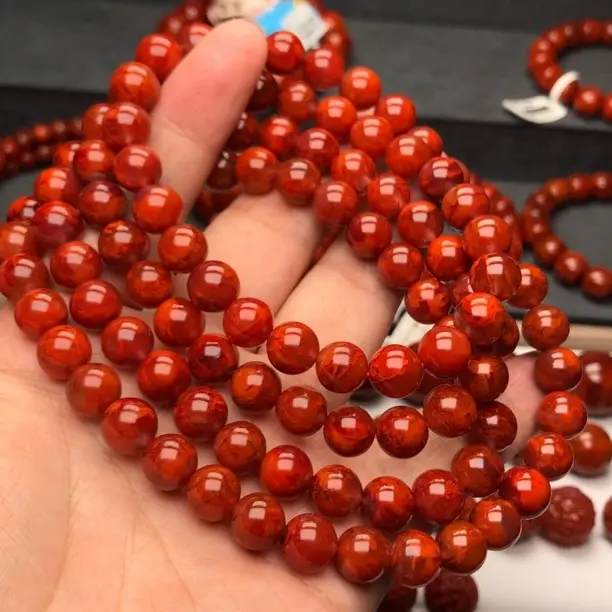 9.8mm顶品收藏瓦西满肉妖孽妖花牛血火焰108