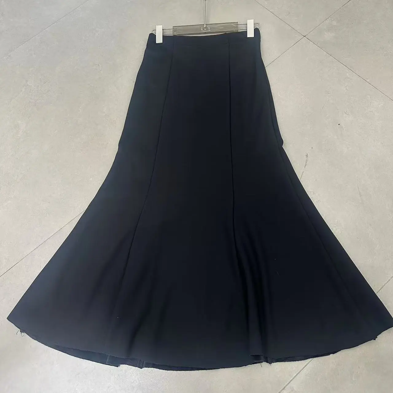 衣凡66112高腰鱼尾半身裙显瘦百搭中长款