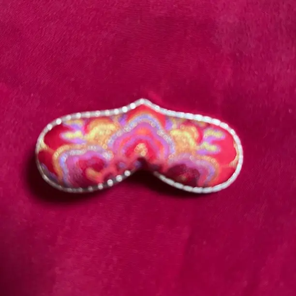 非遗宋锦手工发夹复古宫廷风新中式仙女气质百搭花朵侧边夹发卡