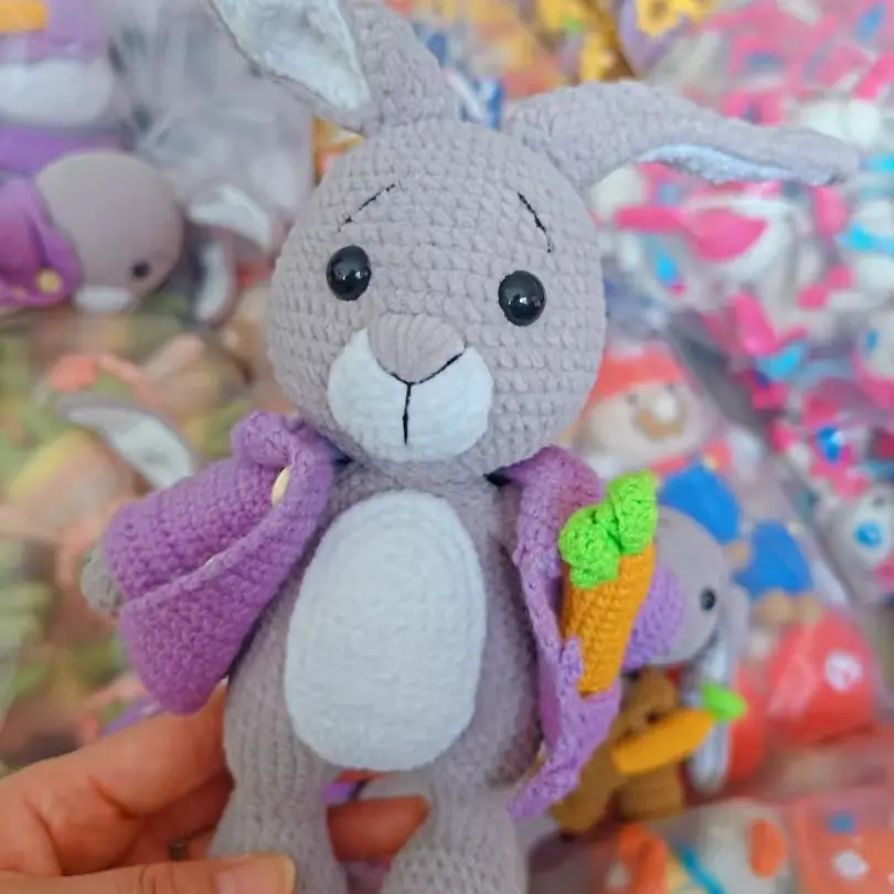 纯手工制作玩偶，创意桌面摆件