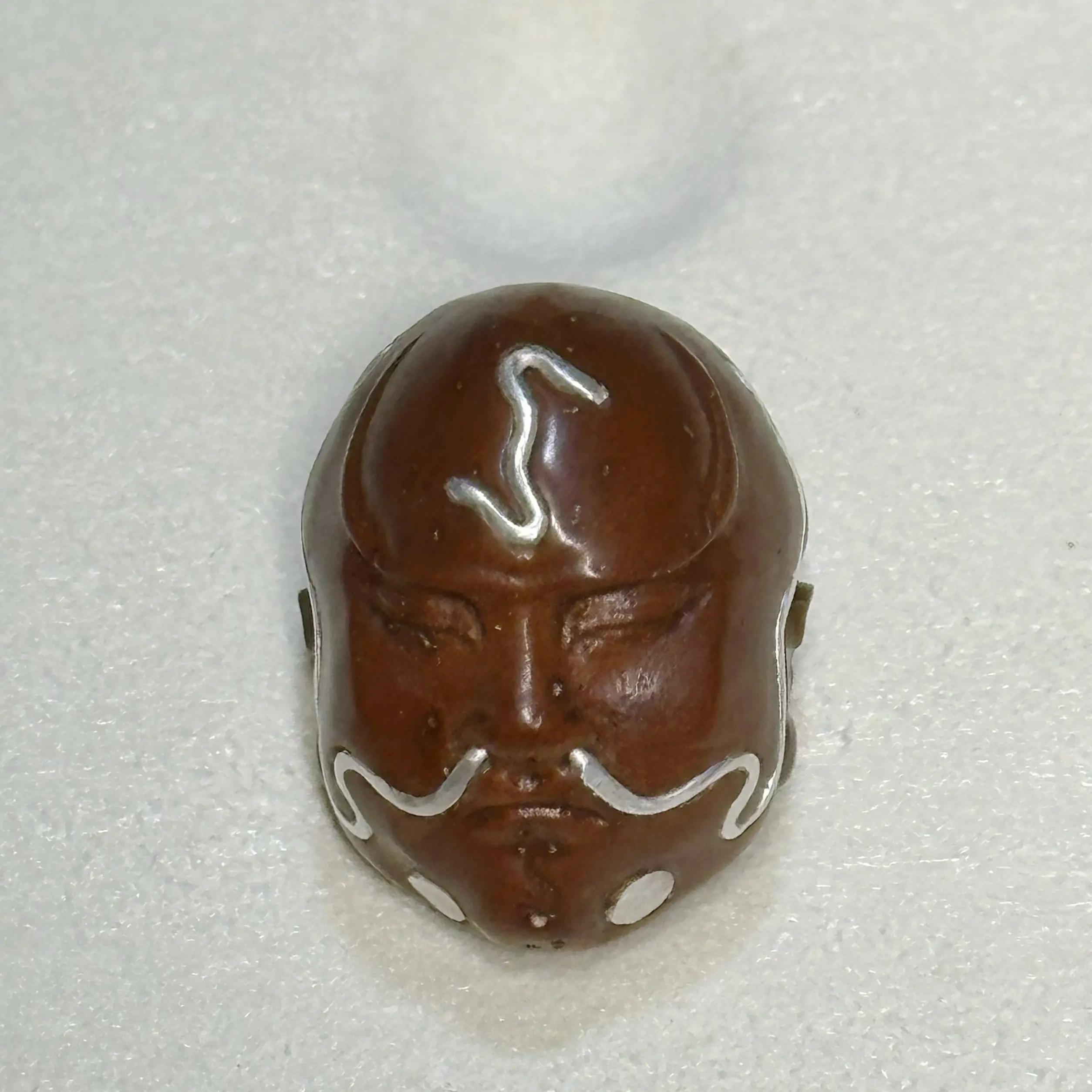 紫金鼠 | 雕刻单籽 | 精工镶嵌 | 静思小和尚佛头配饰