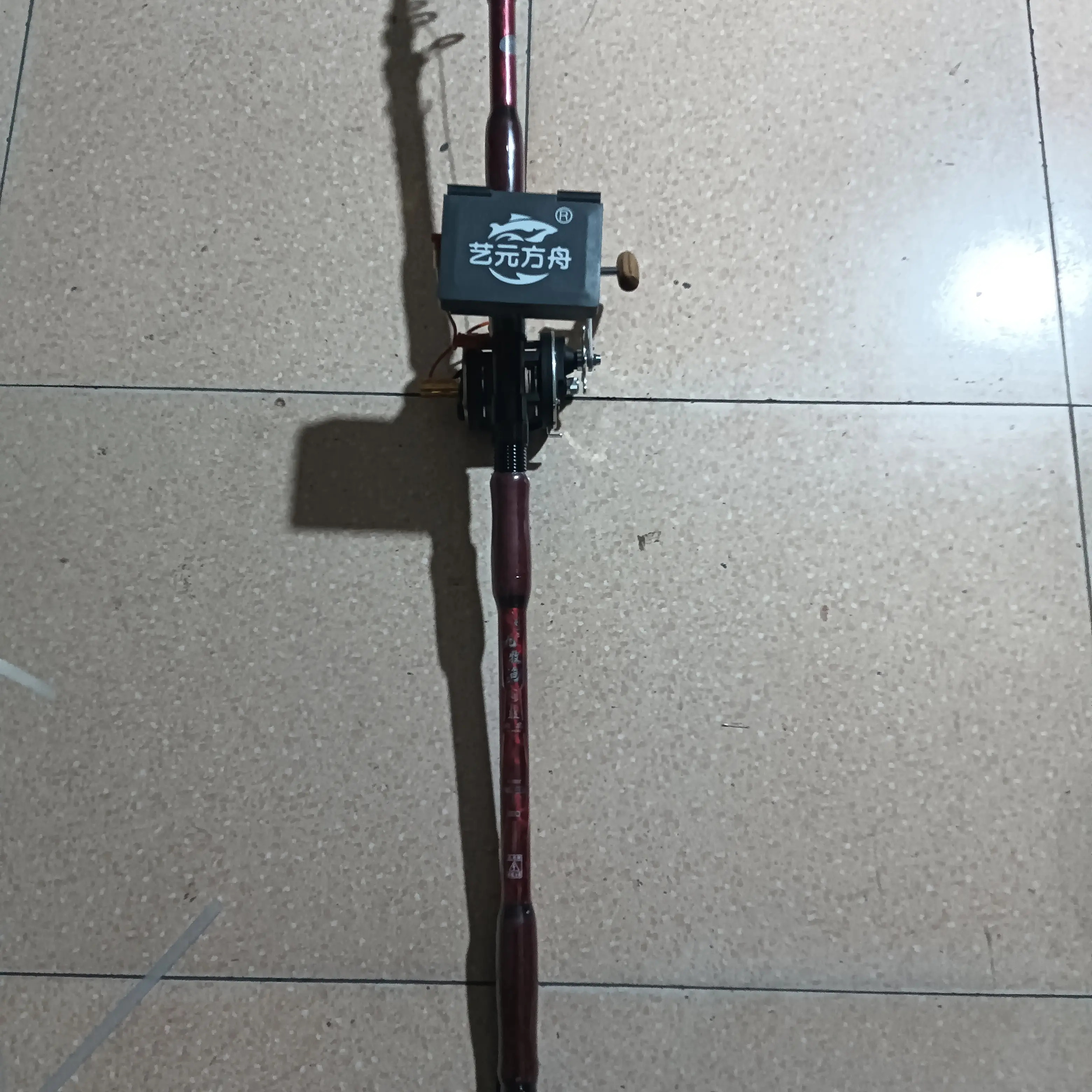 便携式路亚竿套装九牧渔冰花竿库丝卡丝轮方舟四寸三屏大力马线