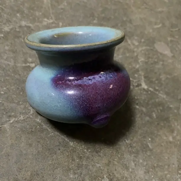 纯手工原矿钧瓷香炉