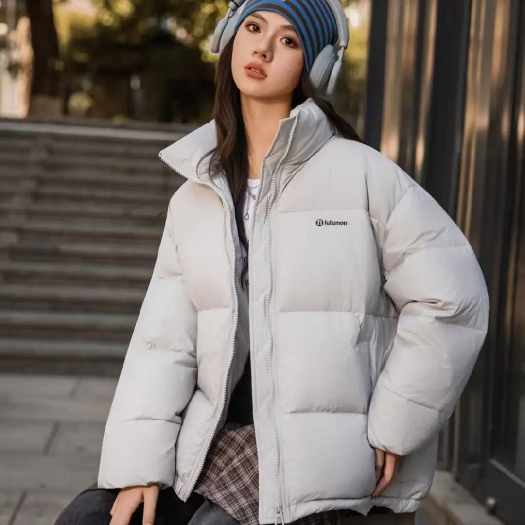 创美芝大童棉服加厚外套男童女童同款休闲宽松版