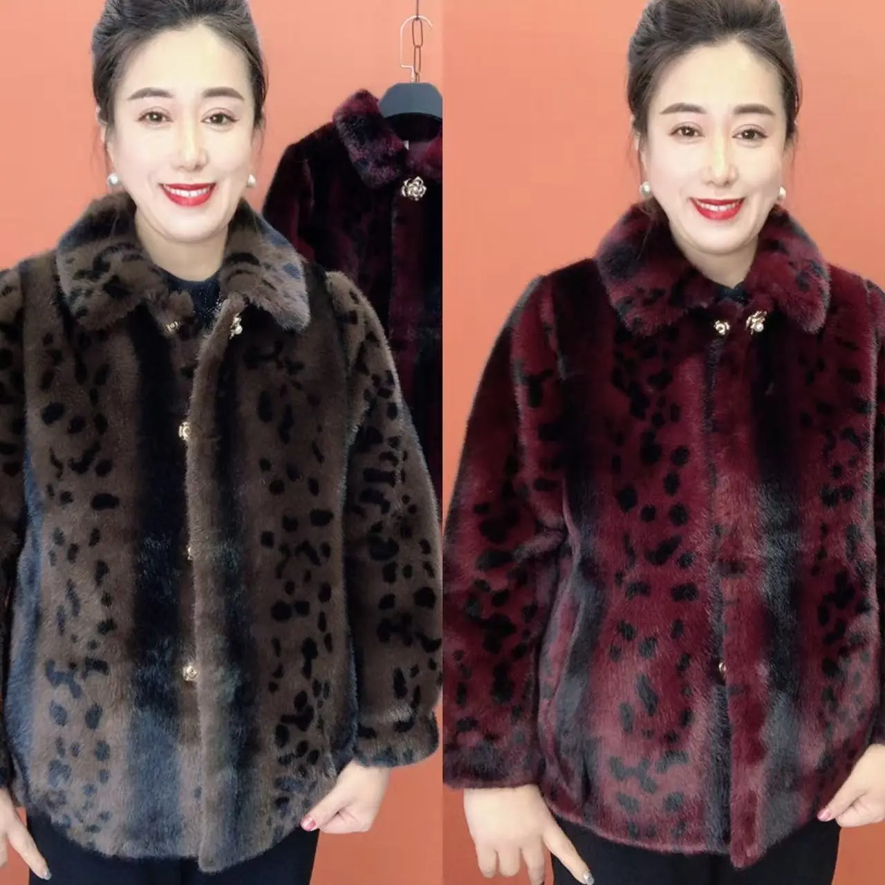 CHC方领08一体绒短外套