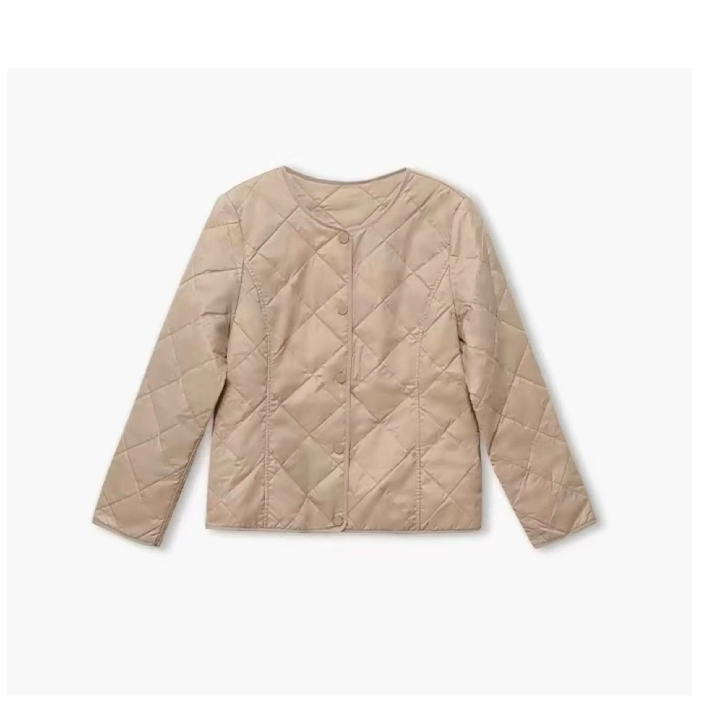 【橙思锦】填充100%柞蚕丝绗线棉服25106