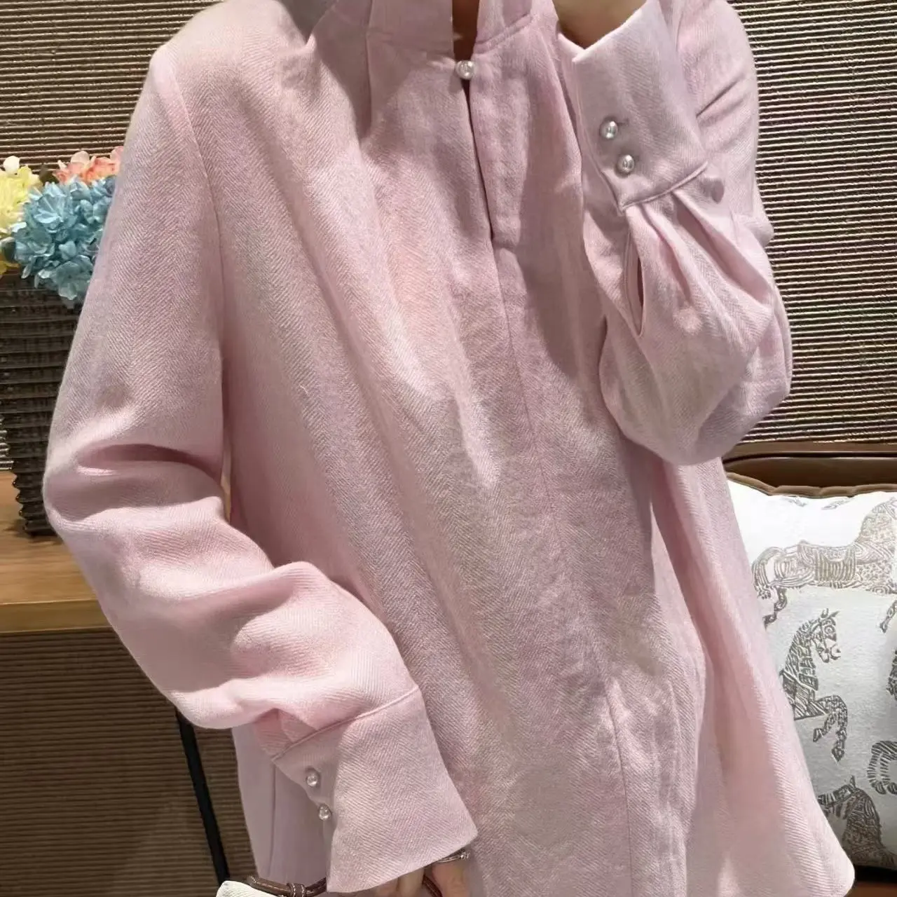 春款衫常规百搭常规款连帽韩版宽松型长袖毛衣