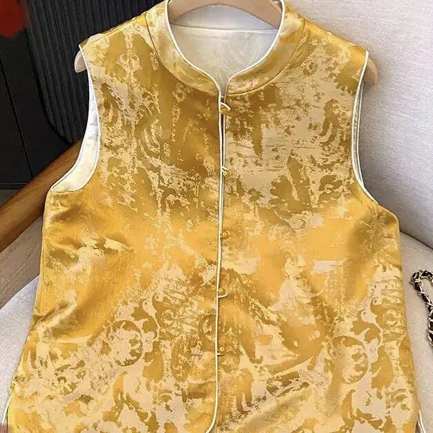 新中式国风重工绣花女士马甲