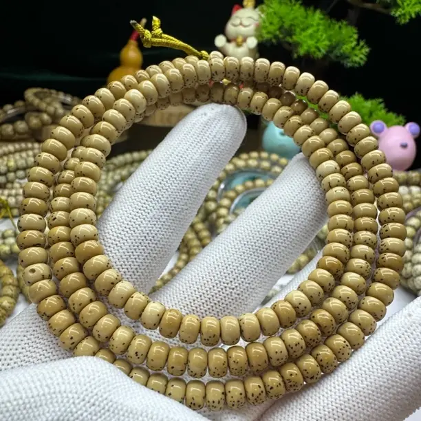 6.4无月大留白一物一图星月菩提108手串