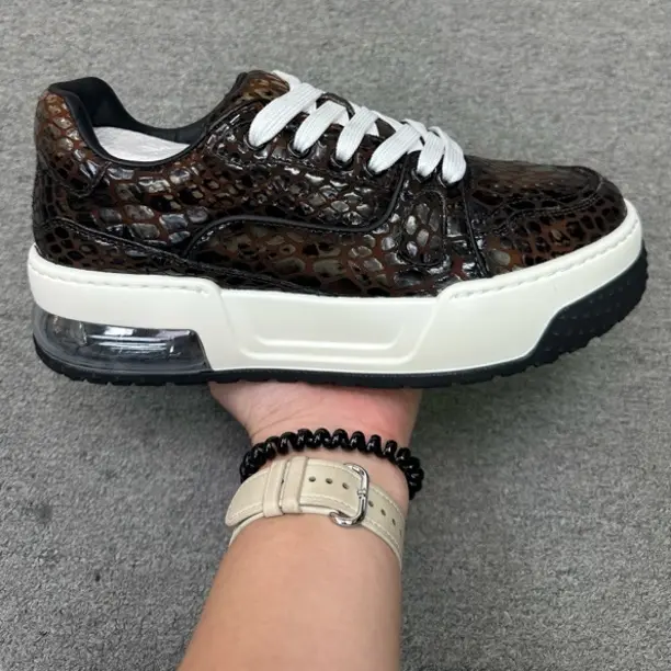 82750-37-黑棕-稀有皮-男士休闲鞋百搭舒适透气潮流低帮男鞋