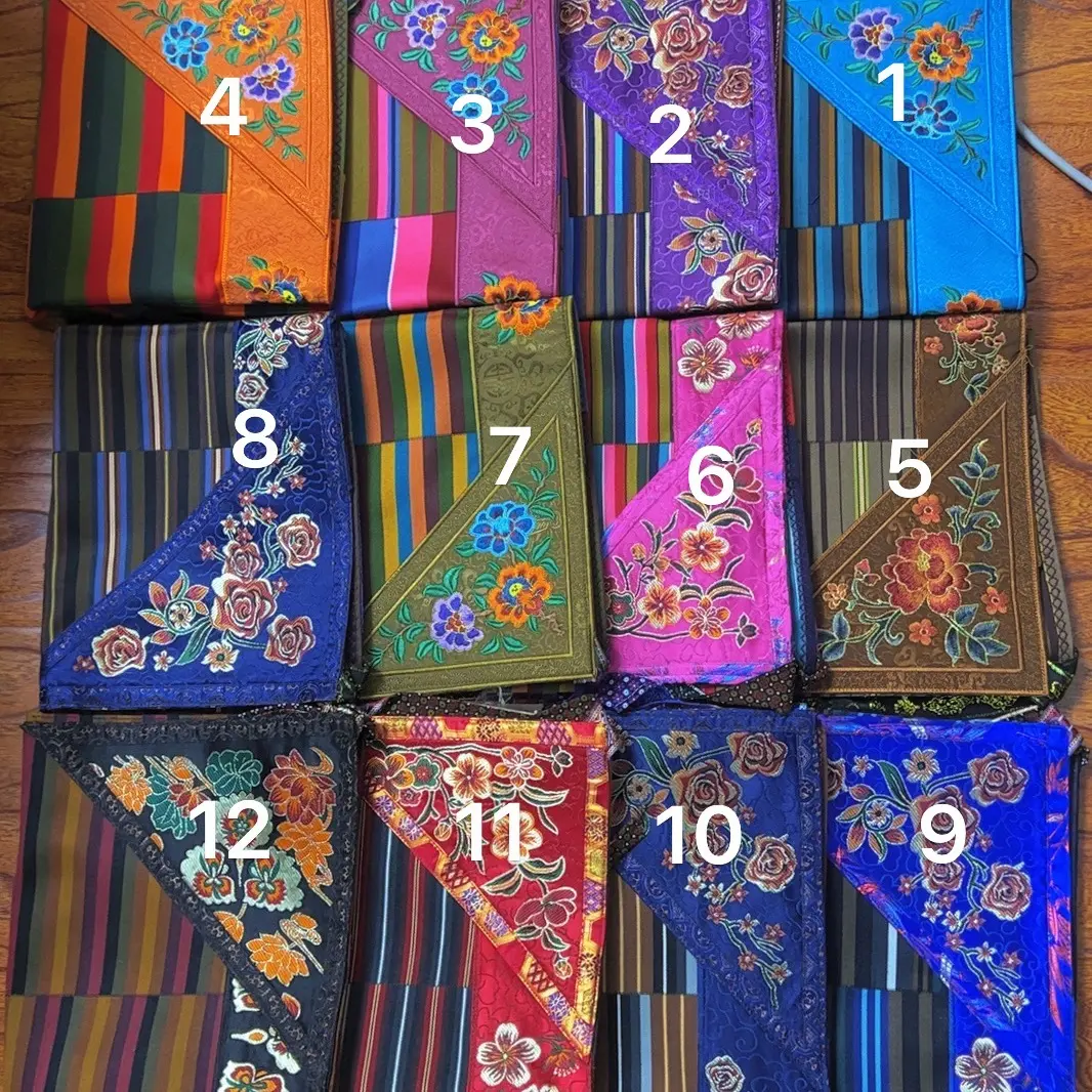 藏式显瘦遮腹金边设计邦典围裙女式