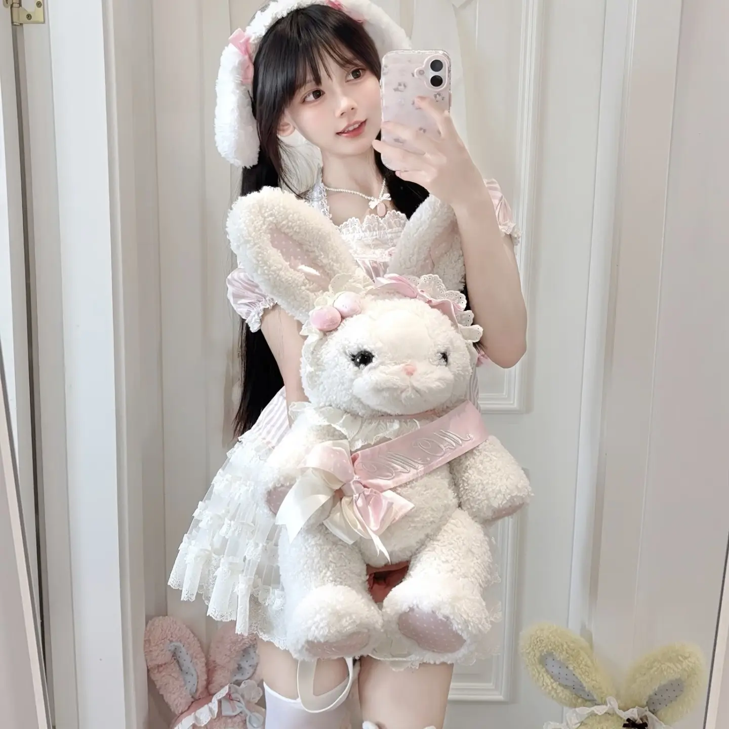 【Momo立体兔】现货秒发 原创正品momo立体兔洛丽塔玩偶包