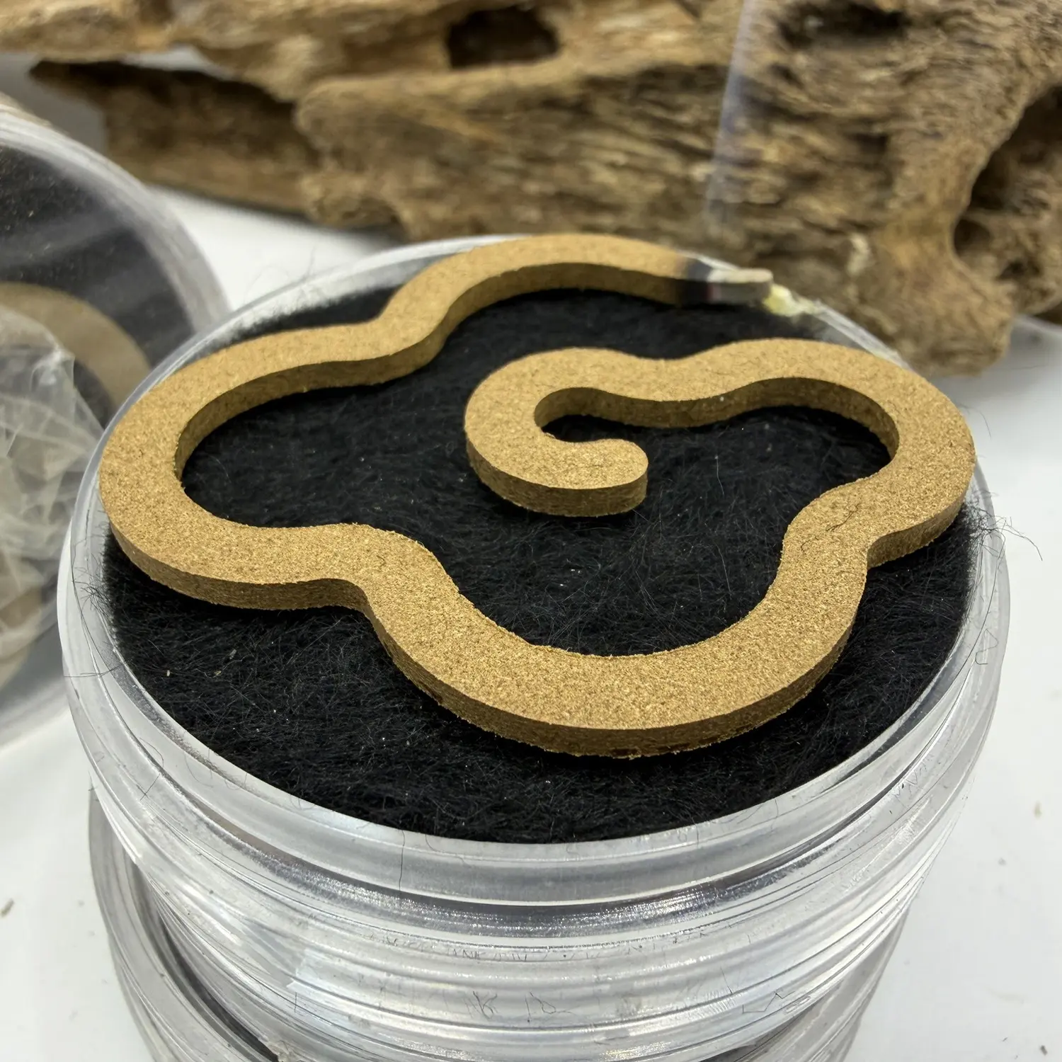 小柒沉香奇楠天然祥云家用室内熏香纯奇楠粉纯天然压制香薰20片