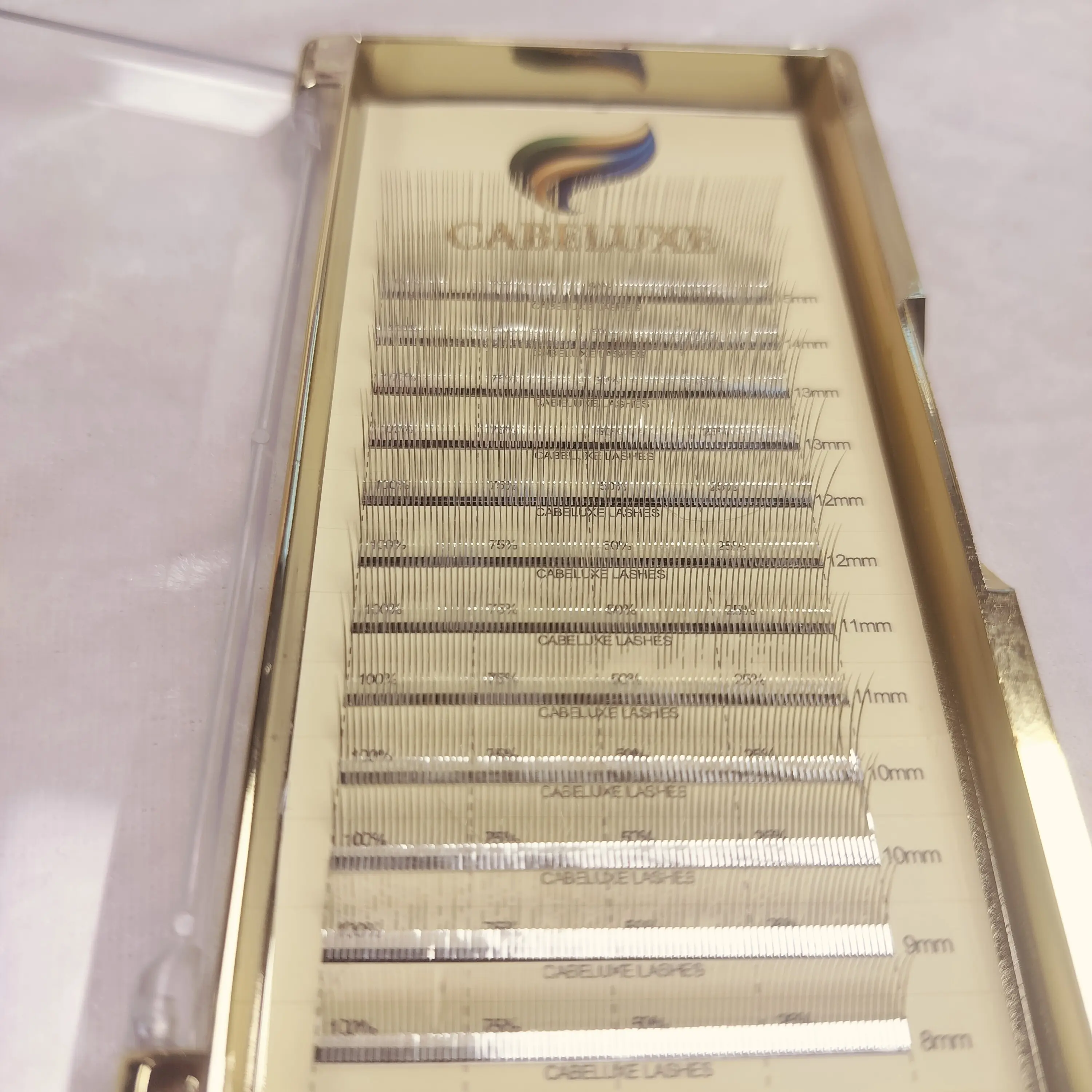 新品人鱼姬点缀款睫毛银白色12排混装柔软美睫店专用超软假睫毛