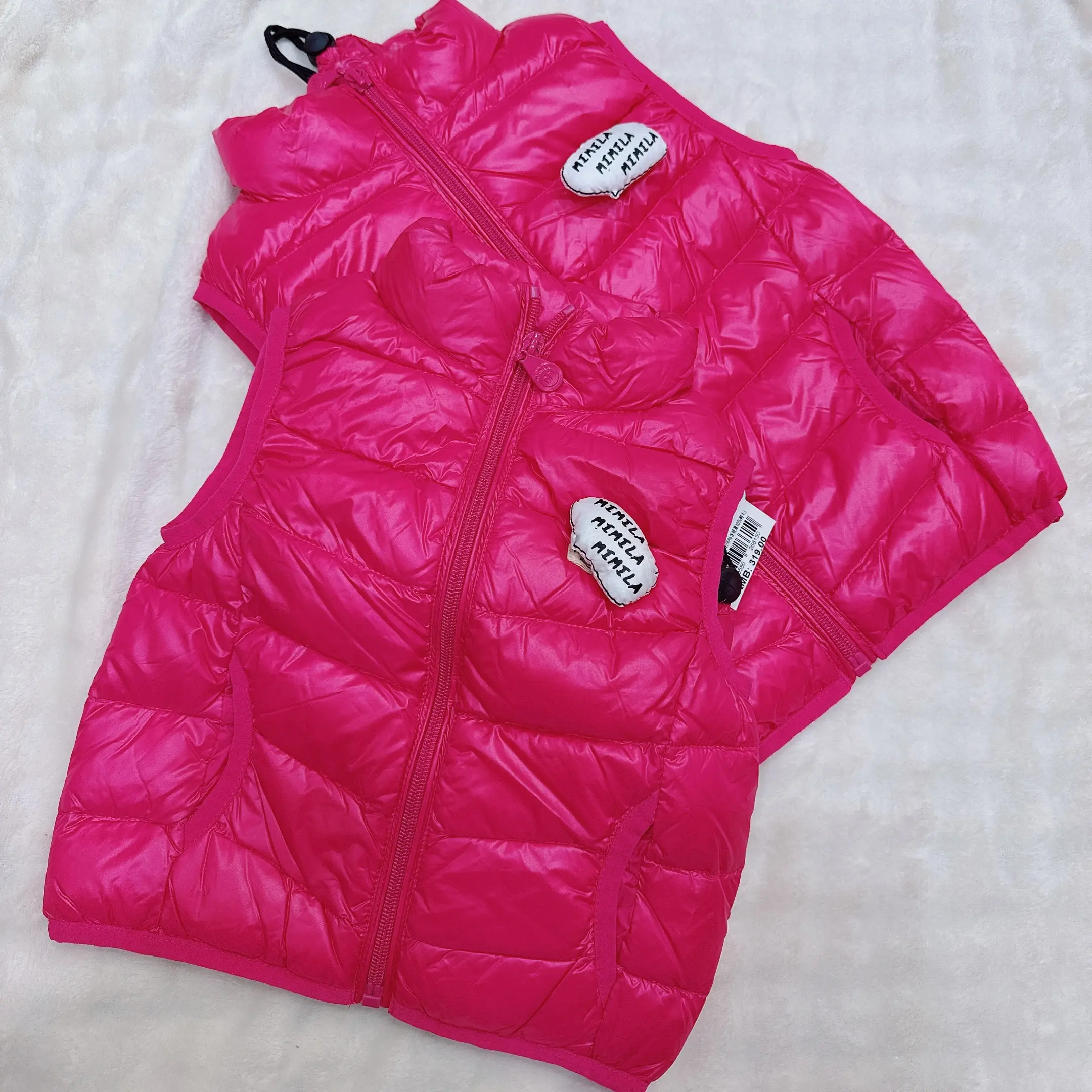 轻薄羽绒马甲立领女童冬季背心外穿宝宝小童柔软羽绒马甲