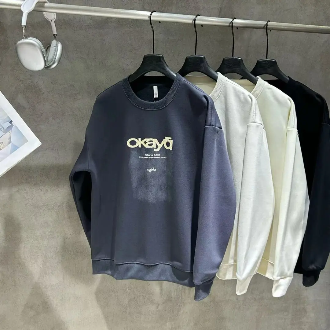 813潮牌加绒加厚圆领男士秋冬百搭卫衣