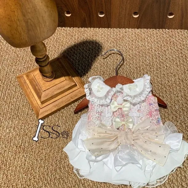 fss秋冬新款宠物公主裙蓬蓬小型犬猫咪狗狗约克夏马尔济斯