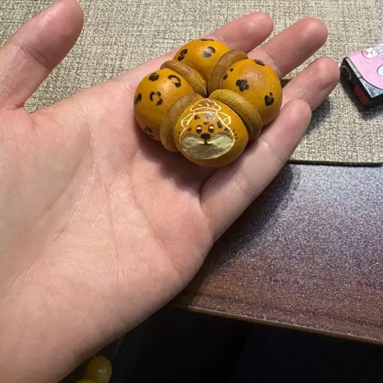 葫芦手工贝果手把件甜甜圈平安扣天然编制文玩烙画