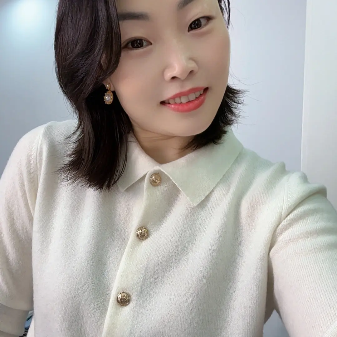 100%纯羊绒衫POLO领纯色开衫长袖显瘦百搭柔软亲肤针织衫打底