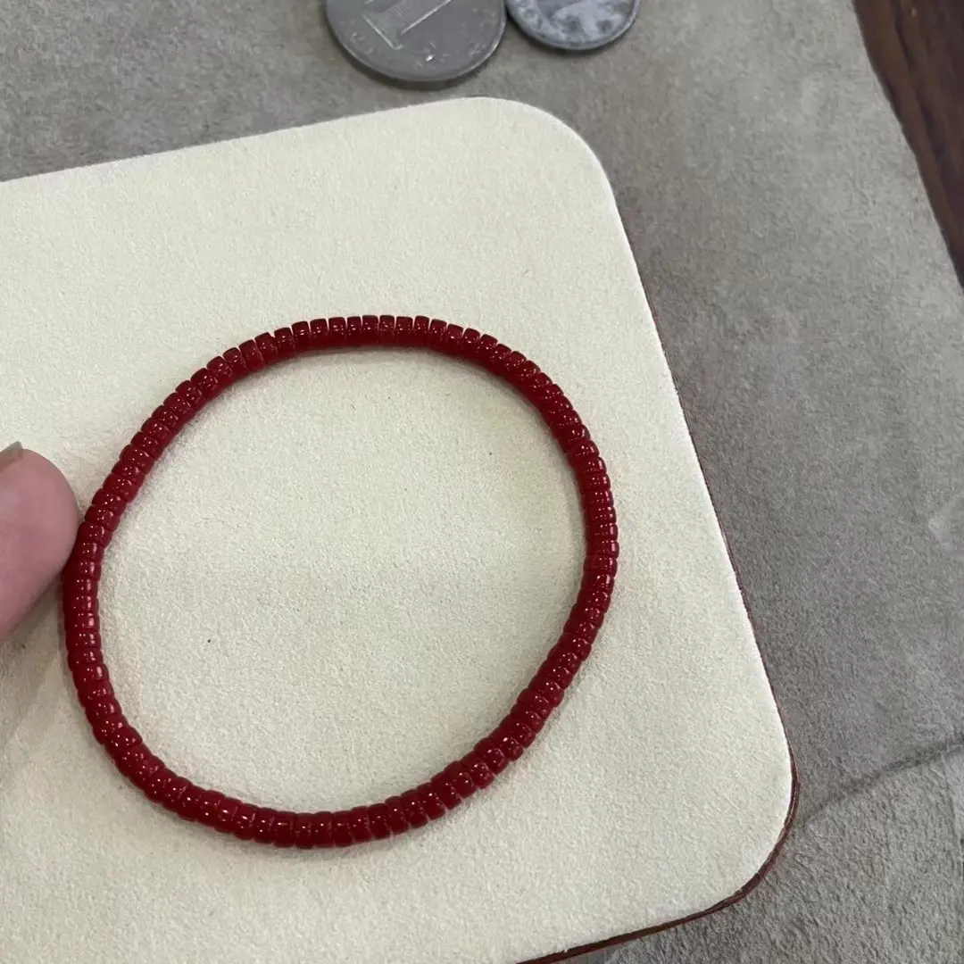 顶级科西卡牛血 药片 手链 可可爱爱的哦  