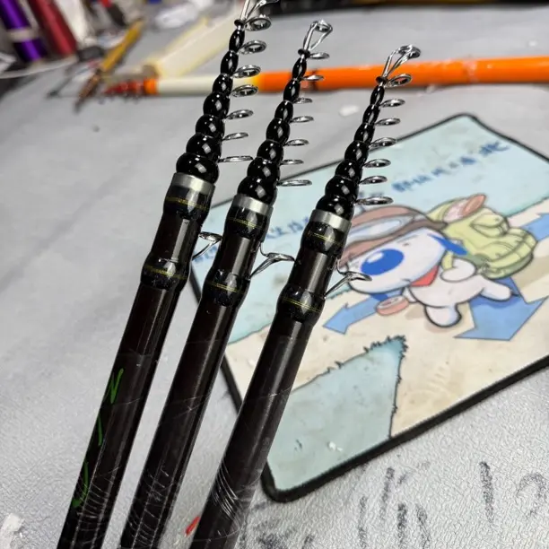 软尾小矶竿岸抛筏竿滑漂串钩钓黄辣丁适用