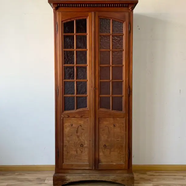 【法式古董展示柜】宽92cm深38cm高198cm