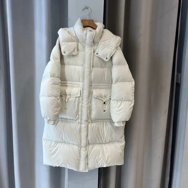 麦寻冬季新款YRLZS14B中长款白鸭绒收腰显瘦女士外套