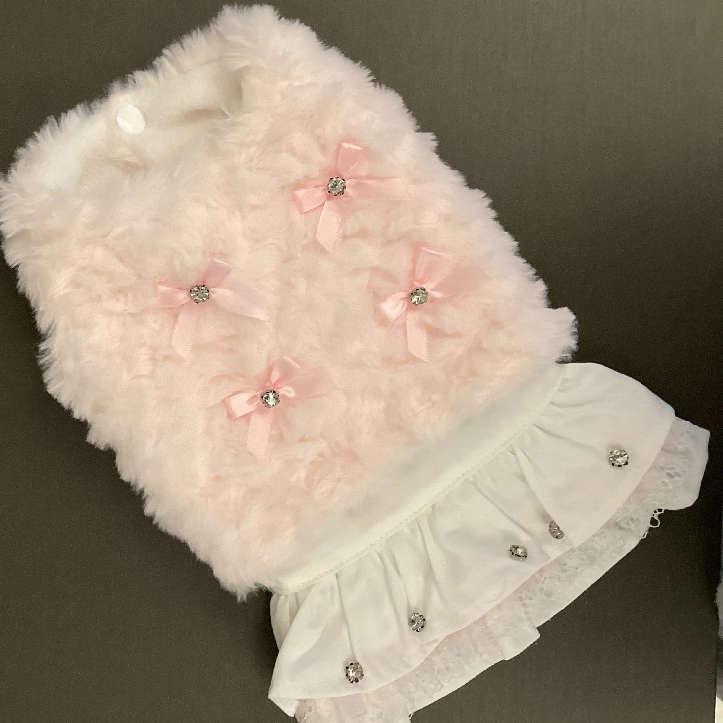 秋冬厚款宠物猫咪狗狗可爱风加绒唐装衣服