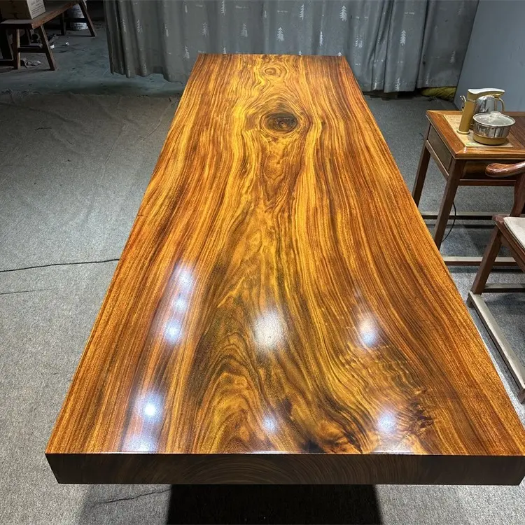 非洲进口实木大板桌可作茶餐桌办公桌会议桌书桌尺寸260*87*10