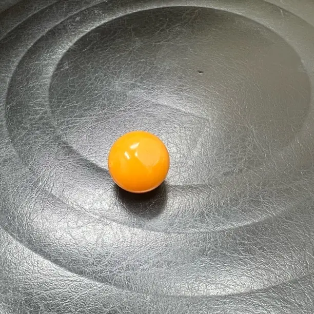 和田玉黄沁珠子20mm