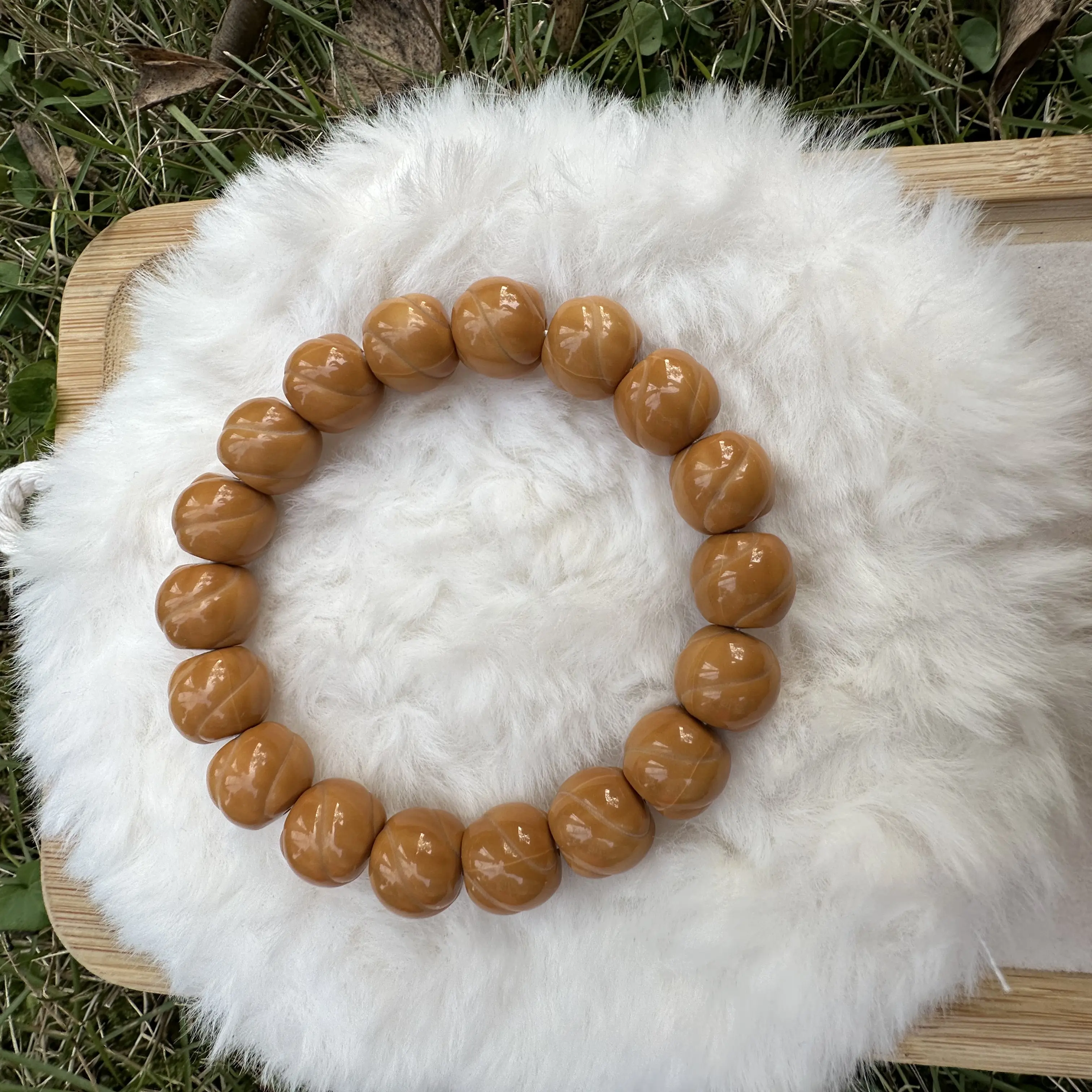 猴头扭扭果手串（可定制改款）