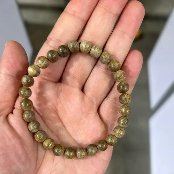 沉香文莱圆珠单圈卡7 3.8克+