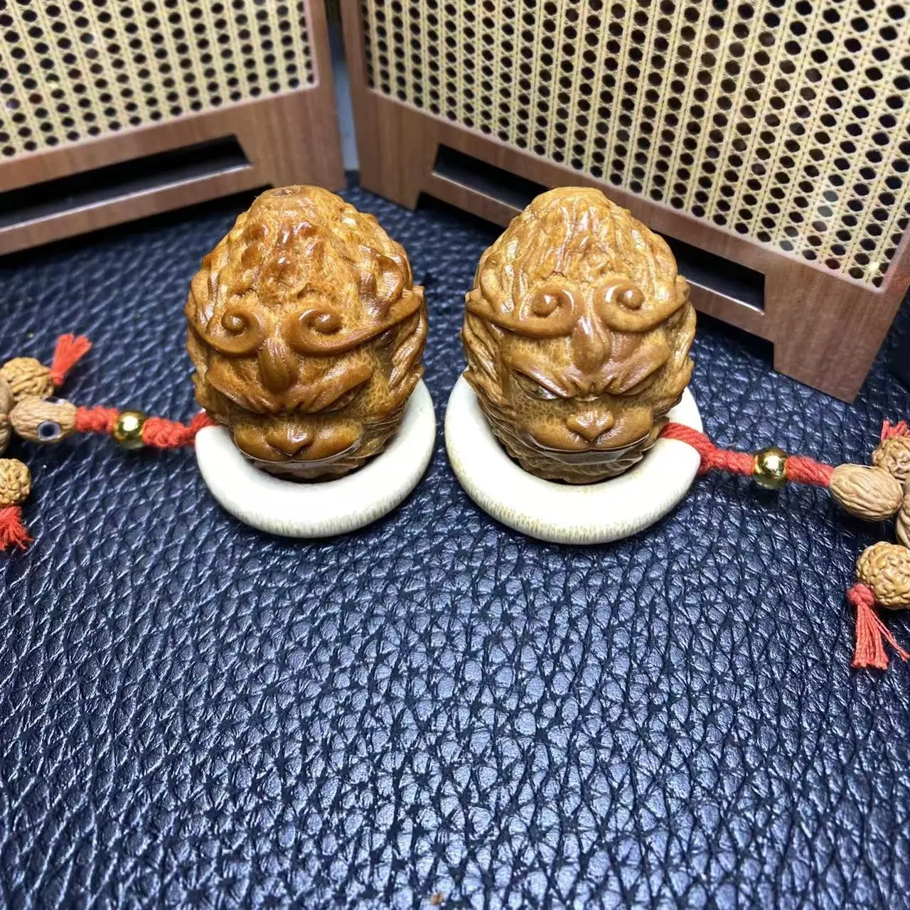 斗战胜佛齐天大圣孙悟空橄榄核单籽吊坠橄榄胡雕猴头男士