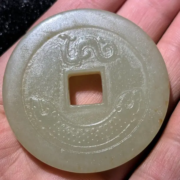 花钱挂件老库存古旧玉器