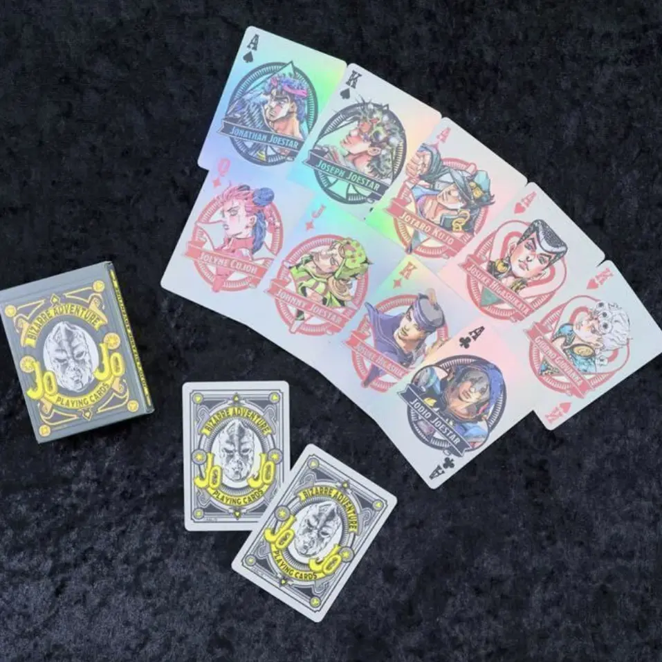 jojo世界展原画扑克牌（背抽2张）